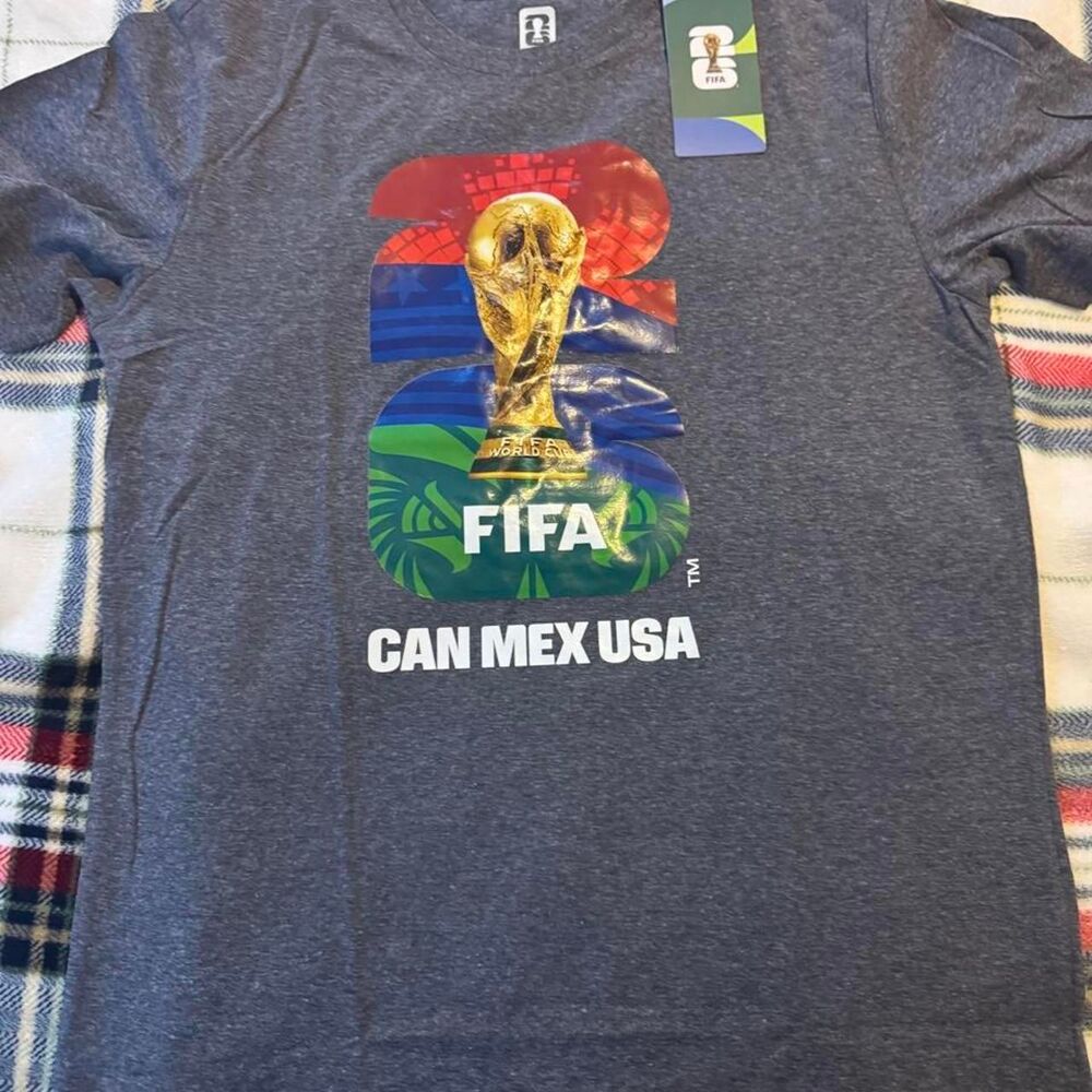 Men's Grey FIFA 2026 Graphic Tee Size XL